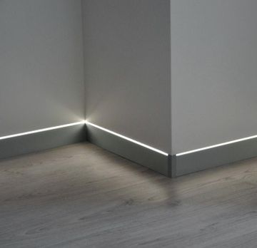 Prolight Metal Line 88/I6L/A - Aluminium Skirting Board by Profilpas - view 2