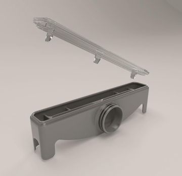PP Drain Aqua - Shower drain base with siphon by Profilpas - view 6