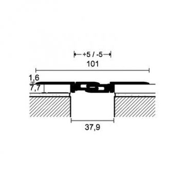 Cerfix Projoint Dil NZS/A/40 - Aluminium Profiles by Profilpas - view 3