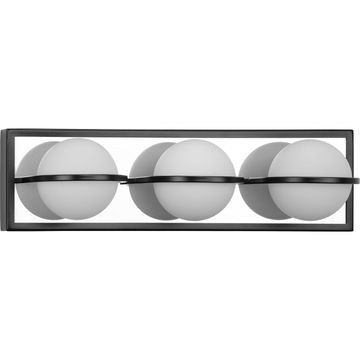 Pearl LED Collection Three-Light Opal Glass Bath Vanity Wall Light by Progress Lighting - view 2