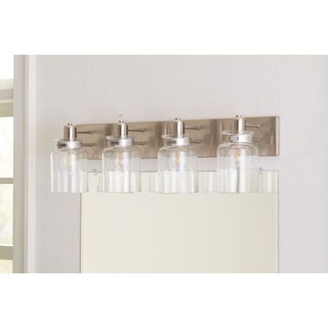 Calhoun Collection Four-Light Clear Glass Bath Vanity Light by Progress Lighting - view 4