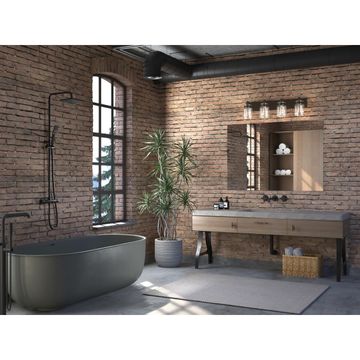 Calhoun Collection Four-Light Clear Glass Bath Vanity Light by Progress Lighting - view 5