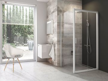 BLDP2+BLPS 120x90, white+transparent by Ravak