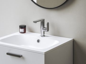 CR II 014.02CR Deck-Mounted Washbasin Tap, 165 mm, without Pop-Up Waste, chrome by Ravak