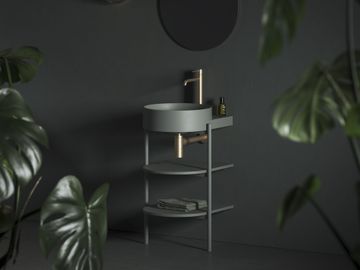 CS Yard 40 Structure for Washbasin, Grey Green by Ravak