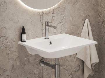 EL 012.01CR BeCool Washbasin Tap, without Pop-Up Waste, 170 mm, Chrome by Ravak