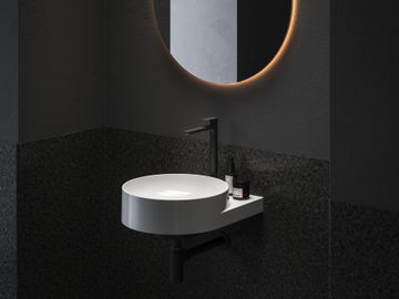 EL 015.20BLM Washbasin Tap, without Pop-Up Waste, 335 mm, Black Matt by Ravak