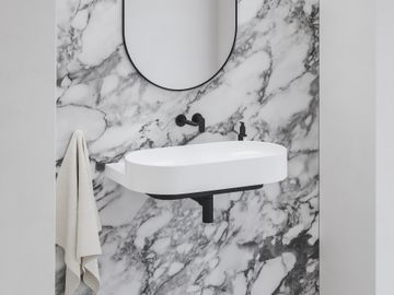 EL 019.20BLM.O1.RB07B Concealed Washbasin Tap, without Basic Unit, Black Matt by Ravak
