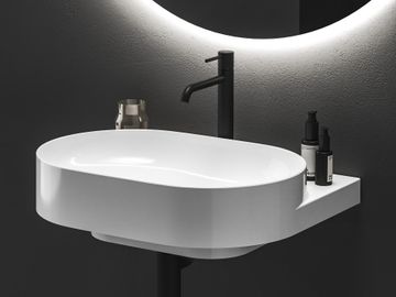 ES 014.20BLM Washbasin Tap, without Pop-Up Waste, 250 mm, Black Matt by Ravak