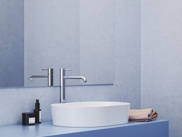 ES 015.00CR Washbasin Tap, without Pop-Up Waste, 340 mm, Chrome by Ravak