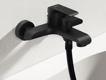 FL 022.20BLM Wall-Mounted Bathtub Tap, without Set, matt black by Ravak