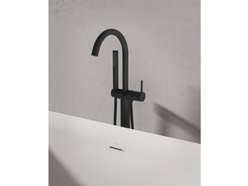 FM 082.20BLM.RB07A Floor-Mounted Bathtub Tap, with Set, matt black by Ravak
