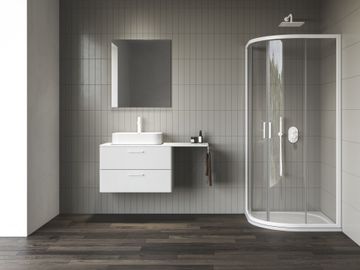 NBLCP4 80x80, matt white+transparent by Ravak