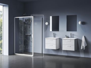 NBLPS 90, matt white+transparent by Ravak