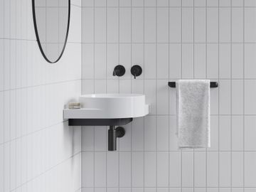 Yard 45 C Washbasin, ceramic, without Hole, matt white by Ravak
