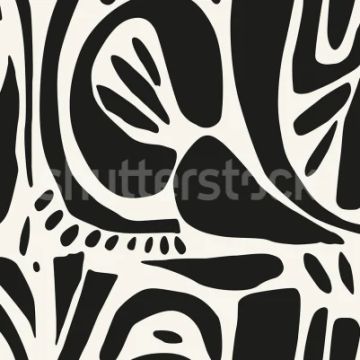 Abstract Forms, Black & white by Rebel Walls - view 5
