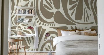 Abstract Forms, Nougat by Rebel Walls