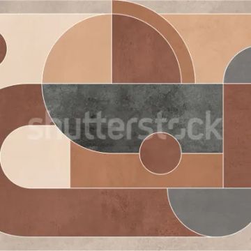 Abstract Geometry, Brown by Rebel Walls - view 3