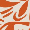Abstract Leafs, Terracotta by Rebel Walls - view 4