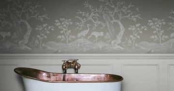 Chinoiserie Blossom, Panels by Rebel Walls