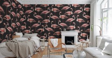 Flamingos, Liquorice by Rebel Walls