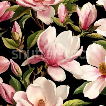Magnolia Blossoms, Pink by Rebel Walls - view 3