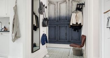Parisian Panels, Dip Dye Blue by Rebel Walls