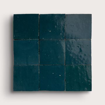 Agadir Blue 4x4 Zellige Tile by Riad Tile - view 3