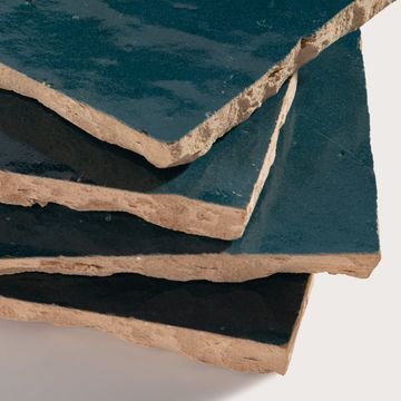 Agadir Blue 4x4 Zellige Tile by Riad Tile - view 5