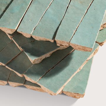 Agave 1x4 Trapezoid Mosaic Zellige Tile by Riad Tile - view 3