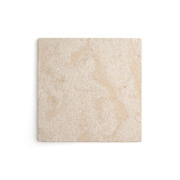 Azru Sand 18X18 Moroccan Limestone | Hammered & Tumbled by Riad Tile - view 3