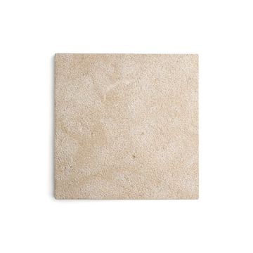 Azru Sand 18X18 Moroccan Limestone | Hammered & Tumbled by Riad Tile - view 4