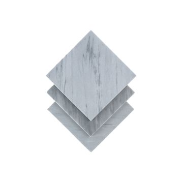 Bardiglio Grey Light 6x6 Marble Tile | Honed by Riad Tile - view 3