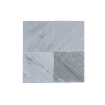 Bardiglio Grey Light 6x6 Marble Tile | Honed by Riad Tile