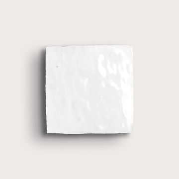 Bright White 4x4 Zellige Tile by Riad Tile - view 2
