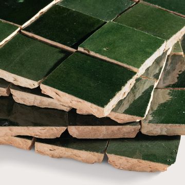Forest Green 2x2 Mosaic Zellige Tile by Riad Tile - view 3
