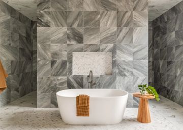 Italian Statuary 1x4 Herringbone Marble | Honed by Riad Tile - view 4
