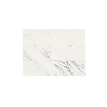 Italian Statuary 3x6 Marble | Honed by Riad Tile