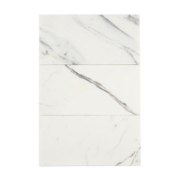 Italian Statuary 6x12 Marble | Honed by Riad Tile - view 4