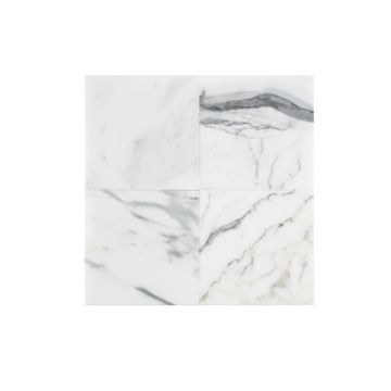 Italian Statuary 6x6 Marble Tile | Honed by Riad Tile