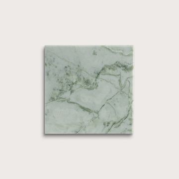 Mint Green 4x4 Marble Tile | Honed by Riad Tile - view 2