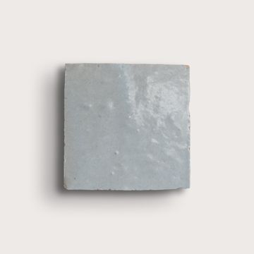 Pearl Blue 4x4 Zellige Tile by Riad Tile - view 2