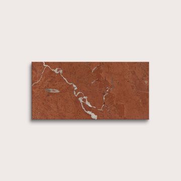 Rosso Alicante 6x12 Marble | Honed by Riad Tile - view 2