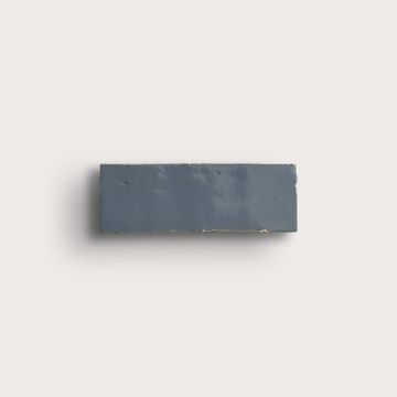 Sahara Mist Blue 2x6 Thin Bejmat Zellige Tile by Riad Tile - view 2