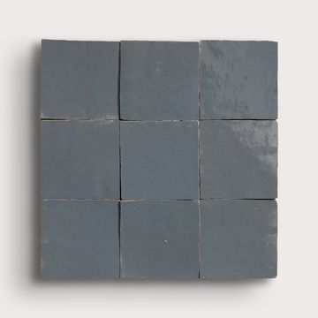 Sahara Mist Blue 4x4 Zellige Tile by Riad Tile - view 3