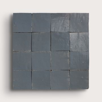 Sahara Mist Blue 4x4 Zellige Tile by Riad Tile - view 4