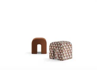 Contemporary luxury modern pouf: Pixel by RIVATELIER