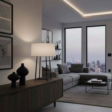 Cooper Table Lamp by Robert Abbey - view 2