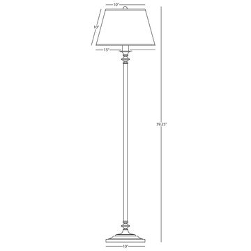 Wilton Floor Lamp by Robert Abbey - view 2