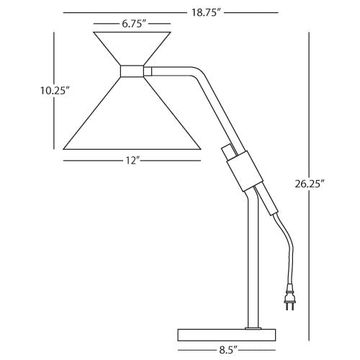 Cinch Table Lamp by Robert Abbey - view 3